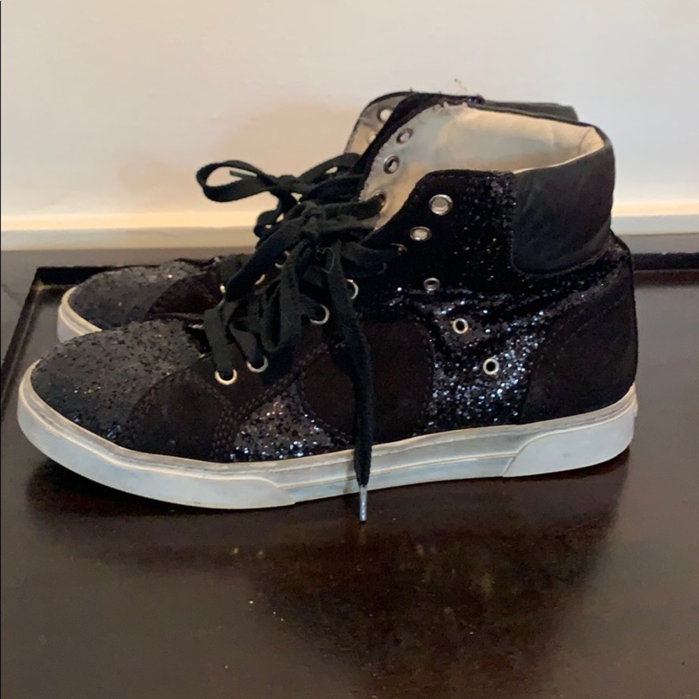SAINT LAURENT Glitter 'bad Lieutenant' Hi-tops - Picture 4 of 9